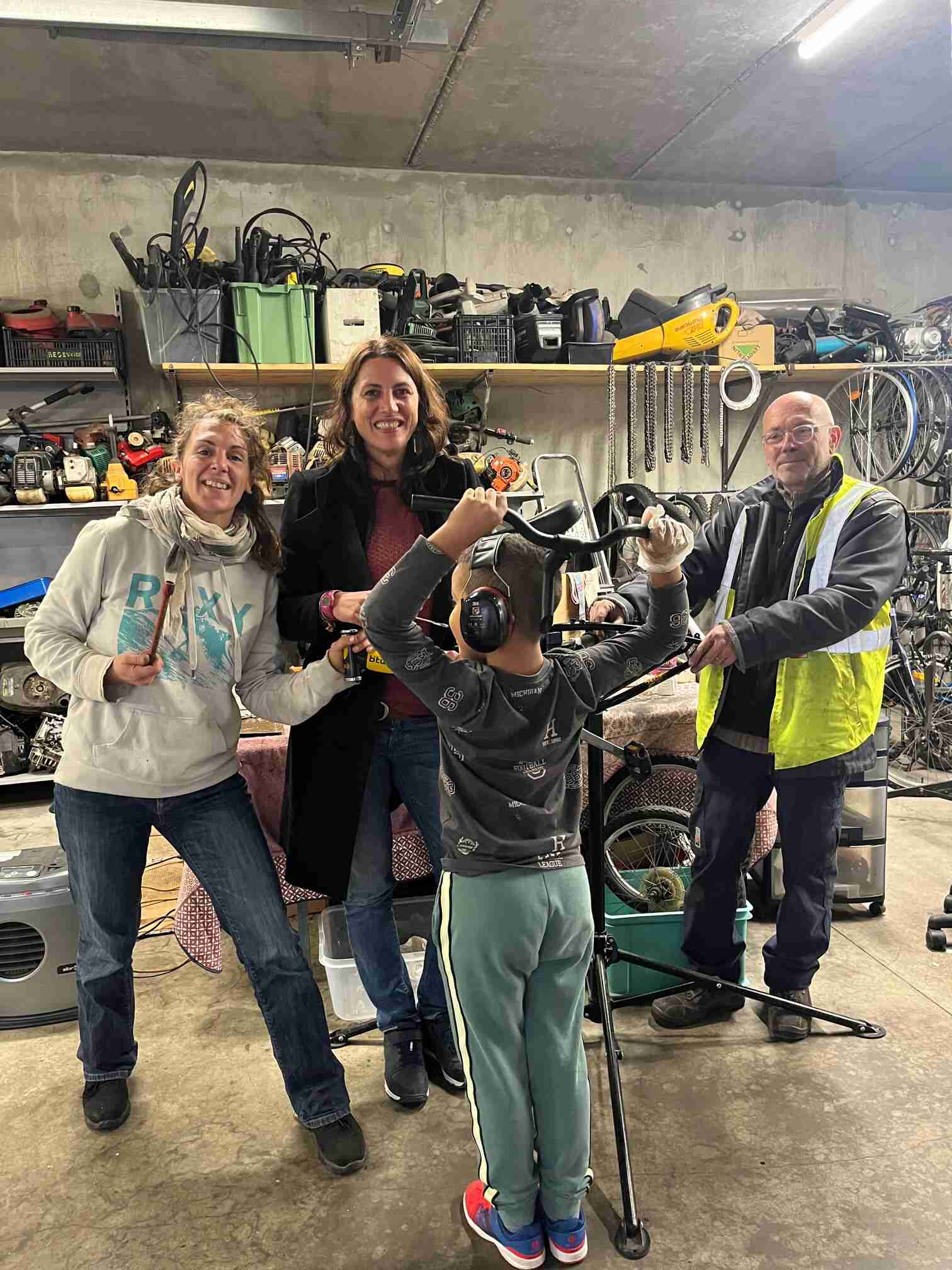 Atelier vélo pour les enfants du DITEP