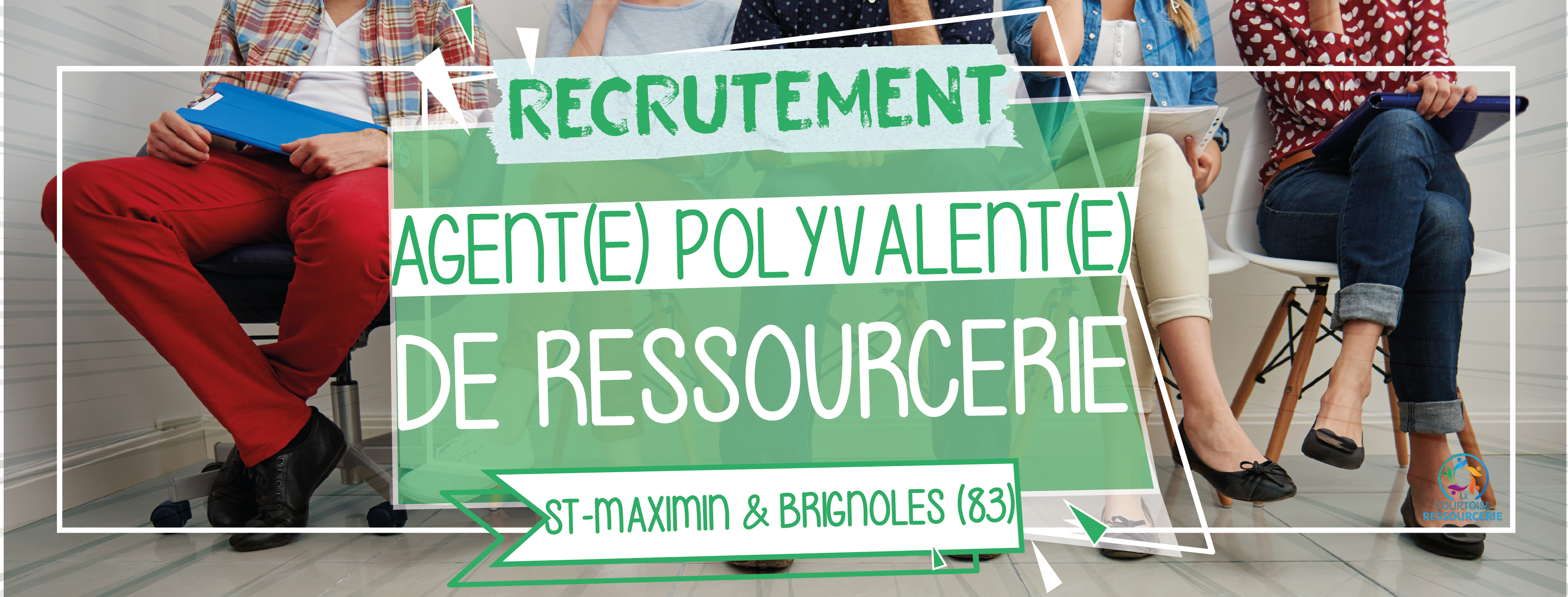 On recrute : agent(e) polyvalent(e) de ressourcerie en CDDI sur Saint-Maximin et Brignoles (83) ! 